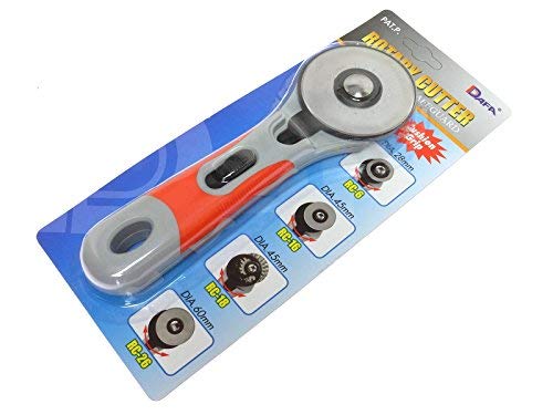 Supercrafts 60mm DAFA Rotary Cutter for Sewing, Crafts, Fabric, Leather etc
