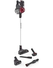 Hoover FD22RP Freedom 2IN1 Scopa Elettrica Senza Fili, Grigio e Rosso