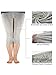 Passionate Adventure Premium Soft Light Comfy Fit Bamboo Capri Pants Under Dress Leggings For Women Regular and Plus Size