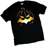 Batman — Halloween – Jack O’Bat Logo Adult T-Shirt, XX-Large, Online Clothing Store