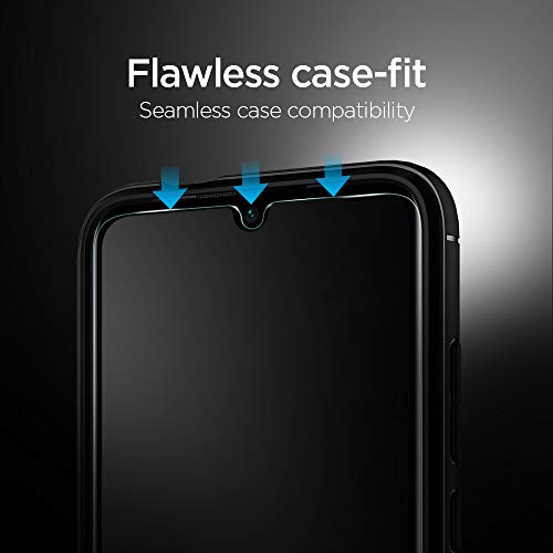 Spigen, Protector Pantalla Xiaomi Redmi Note 7 / Note 7 Pro, Compatible con Las Fundas, Transparente, Anti-Scratch, Cristal Vidrio Templado Premium - Imagen 4