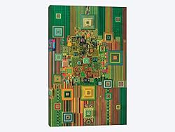 Green Flashdrive - Canvas Wall Art Gallery Wrapped