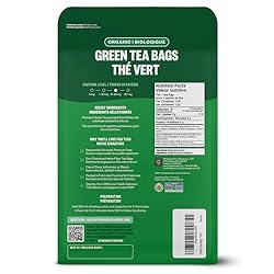 FGO Organic Green Tea, 100 Count Eco-Conscious Tea