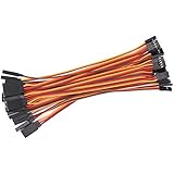 OliYin 20pcs 22awg 60 Cores Male to Female 5.90inch Lead Plug Servo Extension Wire Cable Line for RC Model Aircraft Stranded Futaba JR