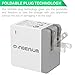 Ingenium [NEXT-GEN Quick Charge 2.0] USB Adaptive Fast Wall Charger with Foldable Plug for Android, Samsung Galaxy S6/S7/EDGE, NOTE 4/5, LG G4 V10, Moto X/G/Droid, Sony Xperia Z5 and More