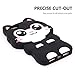 YONOCOSTA iPhone 6 Case, iPhone 6S Case, Funny Cute 3D Cartoon Big Eye Black Cat Kitty Soft Silicone Rubber Full Protection Case Cover for iPhone 6 / 6S (Pocket Cat)