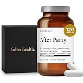 Fuller Health After Party DHM Dihydromyricetin Supplement | Supports Liver, Metabolism, Energy Levels, Post-Celebration Relief | Feel Refreshed, 650mg Per Pill | 1 Bottle, 24 Servings