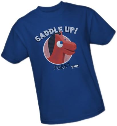 Saddle Up! - Pokey - The Gumby Show Adult T-Shirt