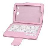 NEWSTYLE Removable Wireless Bluetooth Keyboard ABS Plastic Laptop Stylish Keys and Protective Case for Samsung Galaxy Tab E 8.0