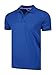 Marquis Men's Solid Jersey Polo Large Royal Blue