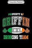 Paperback Composition Notebook: Griffin Irish Drinking Team St Patricks Day Gift Journal/Notebook Blank Lined Ruled 6x9 100 Pages Book