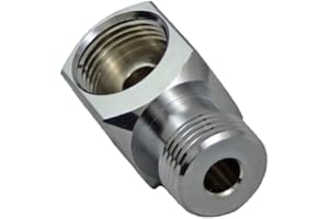 DRAFT WAREHOUSE Bev Rite Keg Coupler Elbow 2"x1" - Stainless Steel