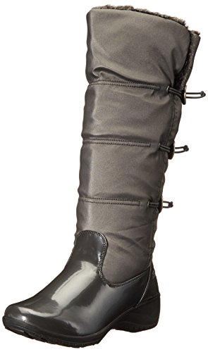 Khombu Women's Abigail KH Cold Weather Boot, Pewter, 11 M US