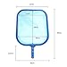 IEBIYO Pool Skimmer, Durable Nylon Micro-Mesh Pool Skimmer Leaf Net with Thick and Well Made Plastic Frame Fits Most Standard Pole for Swimming Pool Cleaning(Plastic Frame)