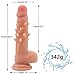 Gây Male 8.26 Inches Personal Massage Surface Bump with Realistic Suction Cup Dillo Waterproof for Women Adult Toys (Color : A)thumb 1