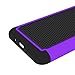 J5 Case, LK [Drop Protection] [Shock Absorption] Hybrid Dual Layer Armor Defender Protective Case Cover for Samsung Galaxy J5 2015 (Purple)