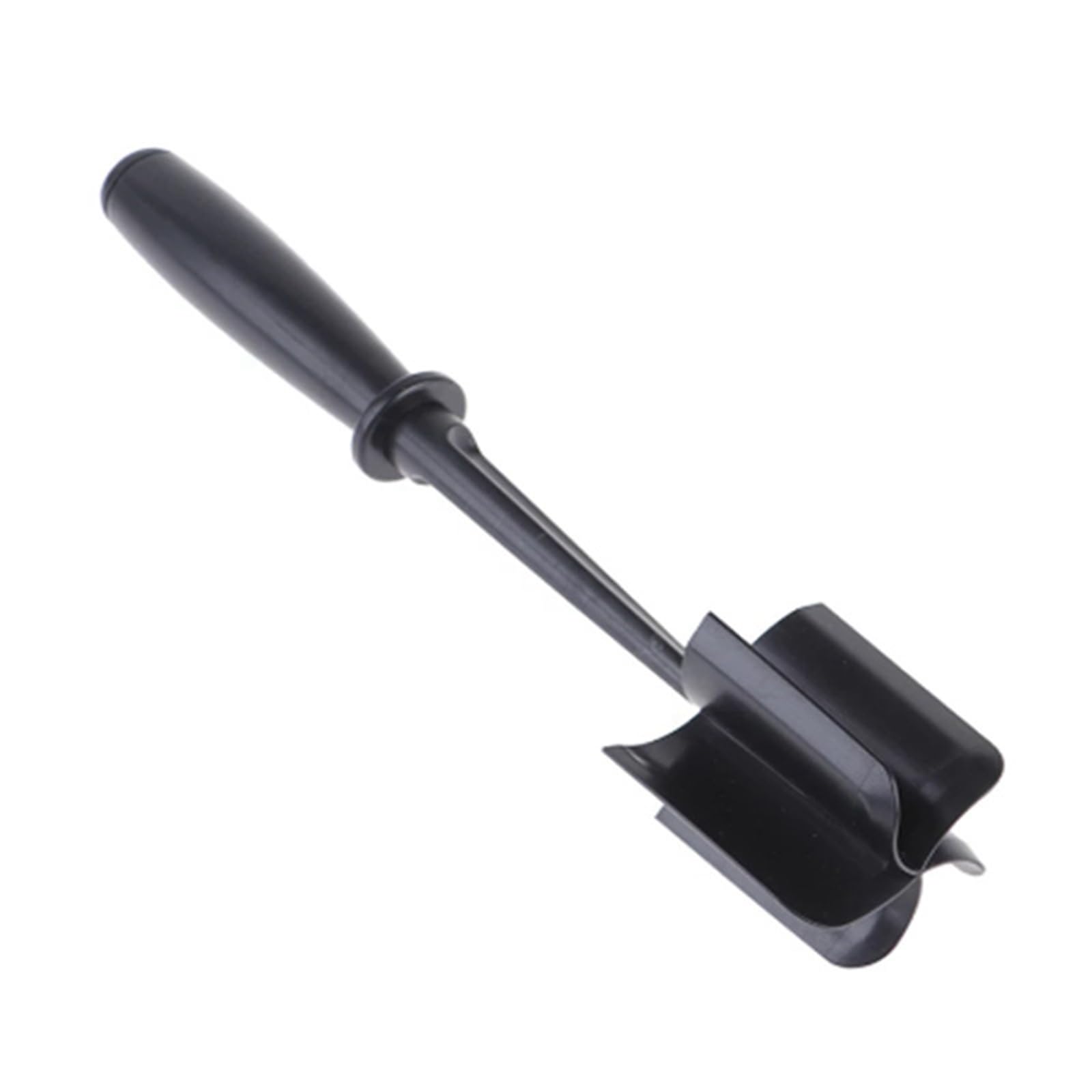 Soulnioi Potatoes Masher,Meat Chopper,Ground Beef Masher with 5-Blade Head,Heat-Resistant,Non-Stick Meat Masher for Hamburger Meat,Beef,Potatoes,Nylon Utensil Cookware Black