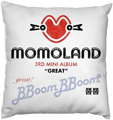 Wbsdfken Kpop MOMOLAND D01 Throw Pillowcase Square Pillow Cover 18x18 Inch