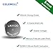 【5-YEAR WARRANTY】CELEWELL LR1130 AG10 Battery 1.5V Alkaline Button Cell for Watch Toy 20 Pack