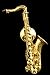 Tenor Sax Pin - 24k Gold Plated