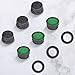 20 Sets Faucet Aerator with Gasket 2.2 GPM Sink Aerator Faucet Replacement Parts for Bathroom or Kitchen