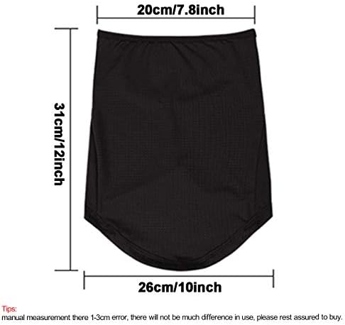 Multifunctional face and neck covering in cool and dry material, $11.99.