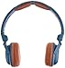 Skullcandy Lowrider Headphones with Rotating Earcups, Supreme Sound Tuning, All Day Comfort, and Built-In Mic; Perfect for Active Lifestyles and Easy Listening, Navy/Brown/Copper