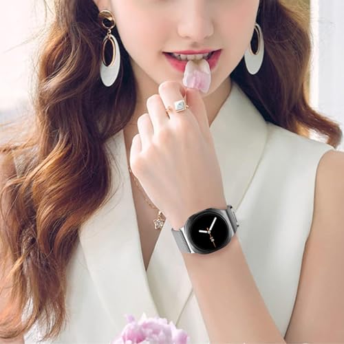 Milanese Magnetic Bracelet for Samsung Galaxy Watch 8 Bracelet 40 mm 44 mm/8 Classic 46 mm Women / Men, Stainless Steel Metal Loop Bracelets for Samsung Galaxy Watch 8 Classic Bracelet 46 mm/8 44 mm 40 mm