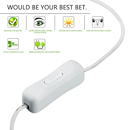 Qooltek Portable USB 30LED 3.5W Reading Strips Craft Light Eye-care LED Desk Reading Lamp with Cool White Color Light Great for Craft Table, Pianos,Work Tables,DJ's, Music Stands (Cool White) - Thumbnail 4
