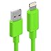 iPhone Cable, Cambond Apple Certified 8 Pin Stepped Lightning Cord for iPhone 7 7 Plus 6s 6s Plus 6 6 Plus 5s 5c 5, iPad Air, iPad Mini, iPad, iPod (Green 6ft)