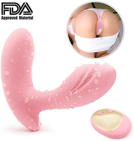 10 Modes Women Butterfly Wearable Remote USB Charged Wireless Control Butterfly Invisible Vǐbrator Toys Pink