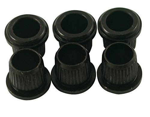 Kluson Adapter Bushings (Set 6) (1/4 Inch Id) MB65B-LUS Black