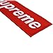 4 Pack Red Supreme Patches Sew on or Iron on Multi Size Patch Embroidered DIY Applique Badge Decorative