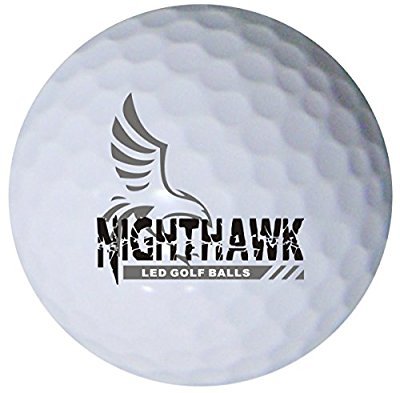 [Upgraded Version] 4 Nighthawk Glow In Dark LED Light Up Golf Balls Official Size Weight Constant On - Thumbnail 7