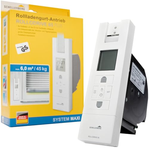 Schellenberg Rollodrive 65 Plus 22766 Electric Belt Winder - White