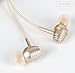 ELE Earbuds Earphone, Wired In-Ear Noise-isolating Stereo Headphones with Universal Mic (Gold)