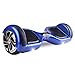 WorryFree Gadgets UL2272 Certified Smart Self Balancing Hoverboard Personal Adult Transporter with LED Light- Blue
