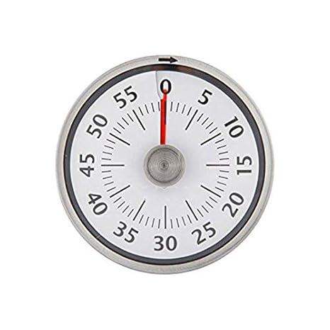 Temporizador de cocina negro mecánico