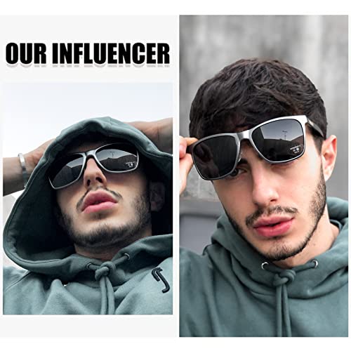 Winter Sunglasses Men GREENTREEN Polarized Sport Sunglasses - UV