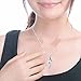 SUBANG 12 pcs Necklace 1.2mm 18 inches 925 Silver Plated Water Ripple Chain Necklace with Lobster Clasps for Jewelry Making