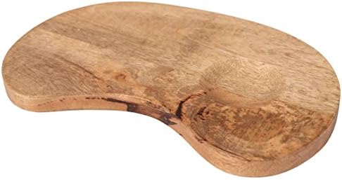 CraftedIndia Antique Wooden Chip and Dip Serving Platter