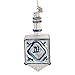 Kurt Adler 4-1/4-Inch Noble Gems Glass Jewish Dreidel Ornament for Hanukkah
