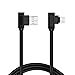 Micro USB Cable,Muslish 3ft USB Charging Cable Right Angle Android Charger Durable TPE Cord for Samsung Galaxy S6/S7,Kindle,HTC, Nexus,LG,Sony and More(Black)