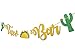 Taco Bar Gold Glitter Banner Sign Garland Pre-strung for Cinco De Mayo Mexican Fiesta Themed Party Taco Bar Decor