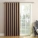 Sun Zero Barrow Energy Efficient Grommet Sliding Patio Door Curtain Panel, 100