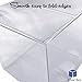 Clear Plastic Favor Boxes 2x2x2 inches by CLEARBOX . 50 PACK. Crystal Clear Easy to Fold boxes. Quality Non-Cracking Material!!!