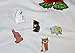 Liveinu Fashion Geometric Cartoon Animals Enamel Brooches Pins Set Cute Brooches Pins for Clothes Bags Brooches for Wedding Lapel Pins