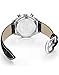AIMAL Mens Sport Black Leather Strap - Quartz Wrist Watches - Chronograph Calendar and Waterproof