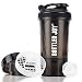 BOTTLED JOY Protein Shaker Bottle 20 oz Shake&nbsp;Mixer&nbsp;Bottle with Storage, 600ml Gym Water Bottle Mixer for Quick Easy Nutrition Supplement