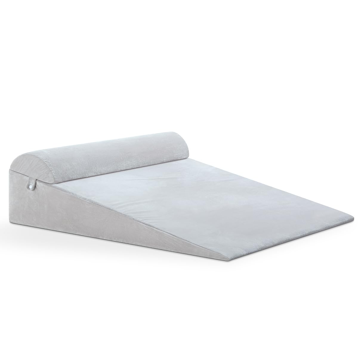 OasisSpace Wedge Pillow Extra Large Orthopedic Bed Wedge Pillow Set, Memory Foam Sitting Wedge Pillow for Adults, Wedge Pillow for Sleeping, GRED and Acid Reflux (7.5''Hx35''Lx32''W)